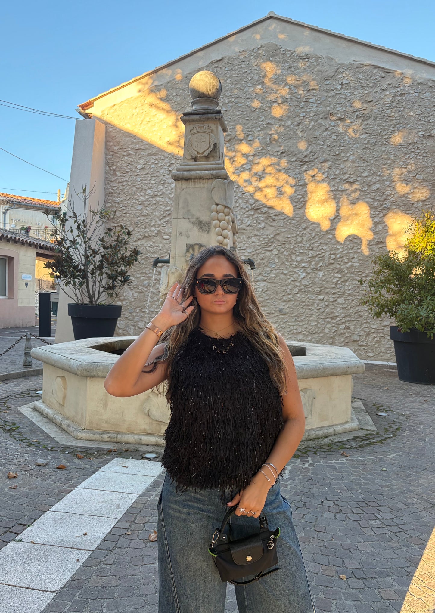 T shirt «Cristina» noir