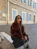 Fourrure «Barbara» marron