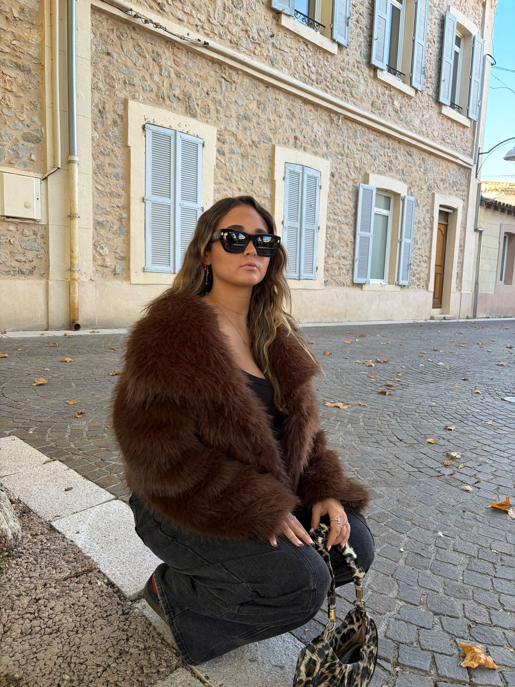 Fourrure «Barbara» marron