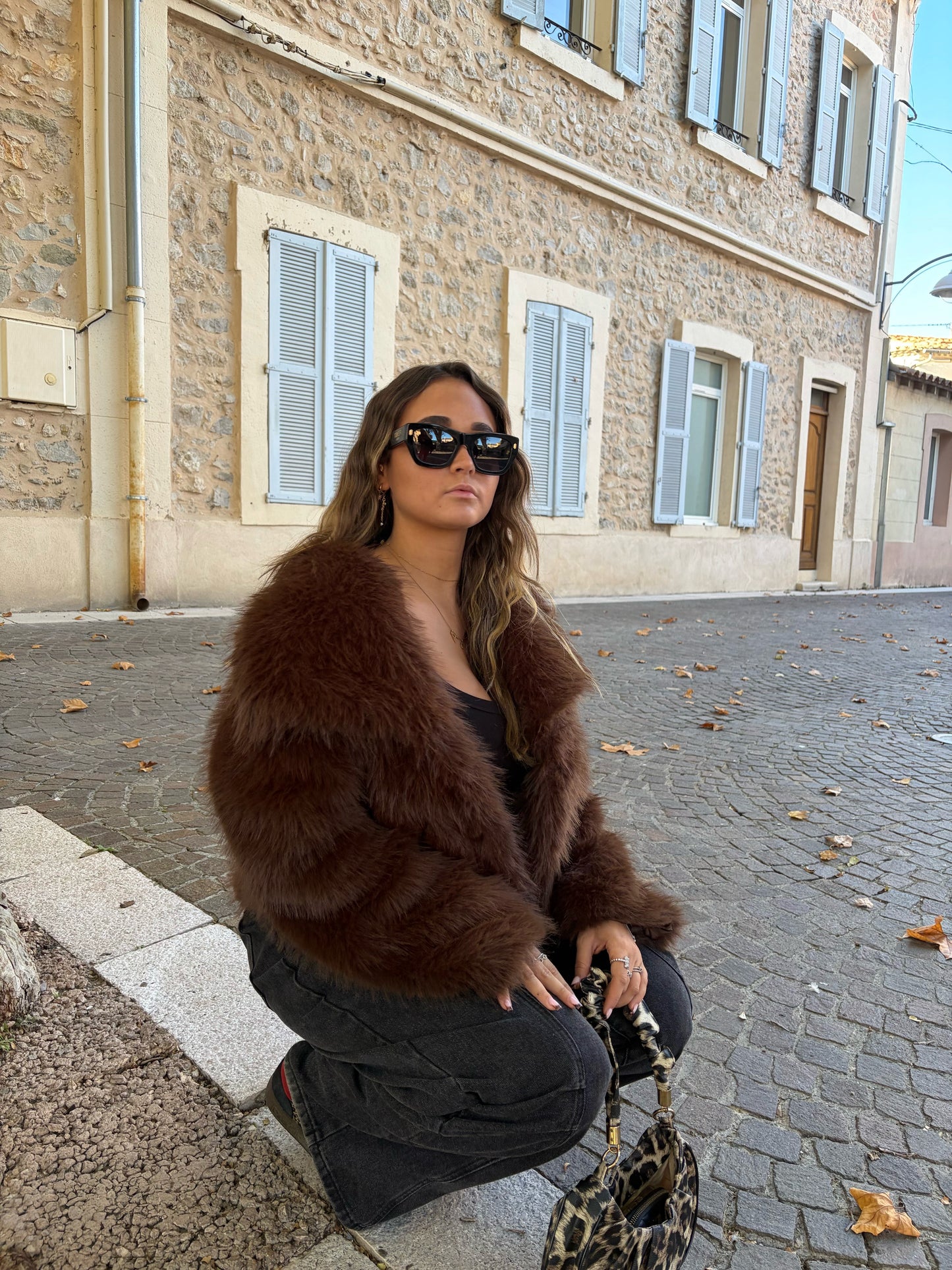 Fourrure «Barbara» marron